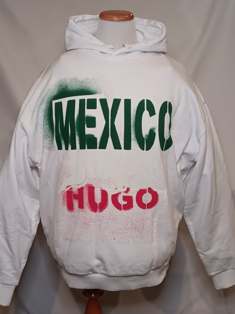 Hugo X Red Bull Racing Mexico Hoodie White Menâs Medium Nwt Formula 1 F1